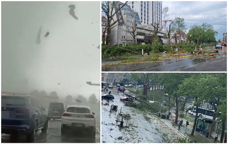 VIDEO | Trei tornade au făcut ravagii în Germania: zeci de răniți și pagube materiale semnificative