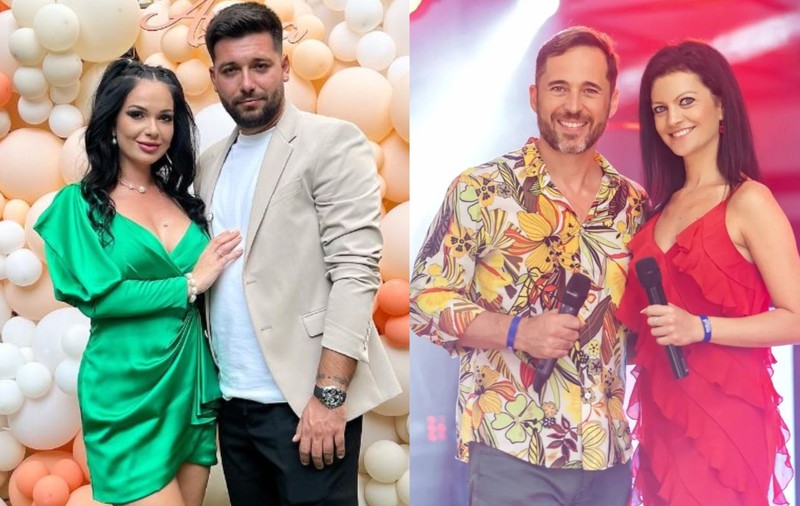 Deea Maxer, față-n față cu Magdalena Chihaia, iubita lui Dinu. Au petrecut în familie