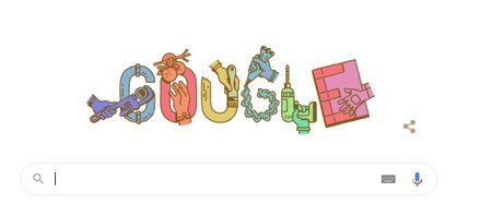 Doodle-ul afișat astăzi de Google pentru a marca Ziua Muncii