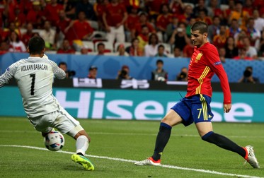 Gol 2 Morata / Foto: EPA