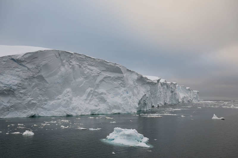 Spectacular But Alarming Undersea Research Reveals Scale Of Antarctica's Thwaites' Glacier's Retreat FEATURE STORY: The Thwaites Glacier in West Antarctica – which is about the size of Florida and a key indicator for scientists trying to make global sea level rise predictions - is retreating alarmingly, scientists have found. This massive ice stream is already in a phase of fast retreat (a “collapse” when viewed on geological timescales) leading to widespread concern about exactly how much, or how fast, it may give up its ice to the ocean. The potential impact of Thwaites’ retreat is spine-chilling: a total loss of the glacier and surrounding icy basins could raise sea levels from three to 10 feet. A new study in Nature Geoscience led by marine geophysicist Alastair Graham at the University of South Florida’s College of Marine Science has added to the alarm. For the first time, scientists mapped in high-resolution a critical area of the seafloor in front of the glacier that gives them a window into how fast Thwaites retreated and moved in the past. The stunning imagery shows geologic features that are new to science, and also provides a look into Thwaites’ future. The team documented more than 160 parallel ridges that were created, like a footprint, as the glacier’s leading edge retreated and bobbed up and down with the daily tides. “It’s as if you are looking at a tide gauge on the seafloor,” Graham said. “It really blows my mind how beautiful the data are.” While many questions remain, one thing’s for sure: It used to be that scientists thought of the Antarctic ice sheets as sluggish and slow to respond, but that’s simply not true, said Graham. “Just a small kick to Thwaites could lead to a big response,” he said. According to the United Nations, roughly 40 percent of the human population lives within 60 miles of the coast. “This study is part of a cross-disciplinary collective effort to understand the Thwaites Glacier system better,” said Tom Frazer, dean of the USF College of Marine Science, “and just because it’s out of sight, we can’t have Thwaites out of mind. This study is an important step forward in providing essential information to inform global planning efforts.” The study was supported by the National Science Foundation and the UK Natural Environment Research Council through the International Thwaites Glacier Collaboration. The 2019 expedition was the first in a five-year project dubbed THOR, which stands for Thwaites Offshore Research, and also included team members from a sister project called the Thwaites-Amundsen Regional Survey and Network Integrating Atmosphere-Ice-Ocean Processes, or TARSAN. -PICTURED: General View (Alarming Undersea Research Reveals Scale Of Antarctica's Thwaites' Glacier's Retreat) -LOCATION: Antarctica Antarctica -DATE: 5 Sep 2022 -CREDIT: Anna Wahlin/University of Gothenburg/Cover Images/INSTARimages.com,Image: 720043789, License: Rights-managed, Restrictions: , Model Release: no, Pictured: General View (Alarming Undersea Research Reveals Scale Of Antarctica's Thwaites' Glacier's Retreat)