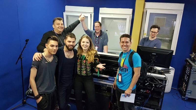Ilinca şi Alex Florea au avut prima repetiţie pe scena Eurovision. Primele declarații ale celor doi artiști