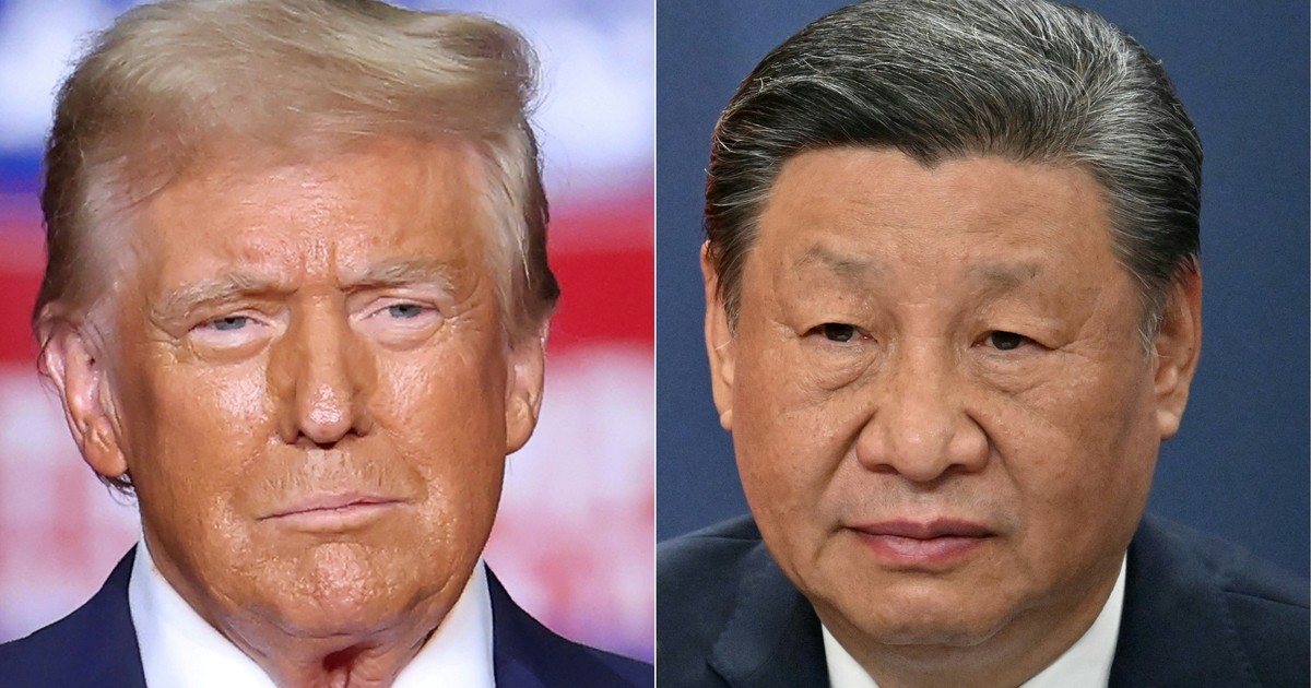 Colaj cu Donald Trump (stânga) și Xi Jinping Foto: Profimedia