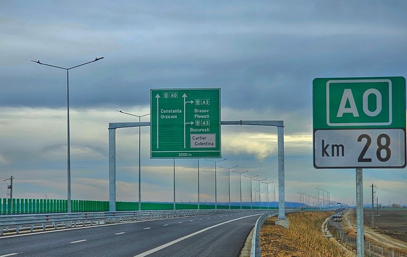 Circulația pe lotul 2 al Autostrăzii de Centură Bucureşti se deschide mâine. Doar 10 kilometri din cei 19 vor putea fi folosiți