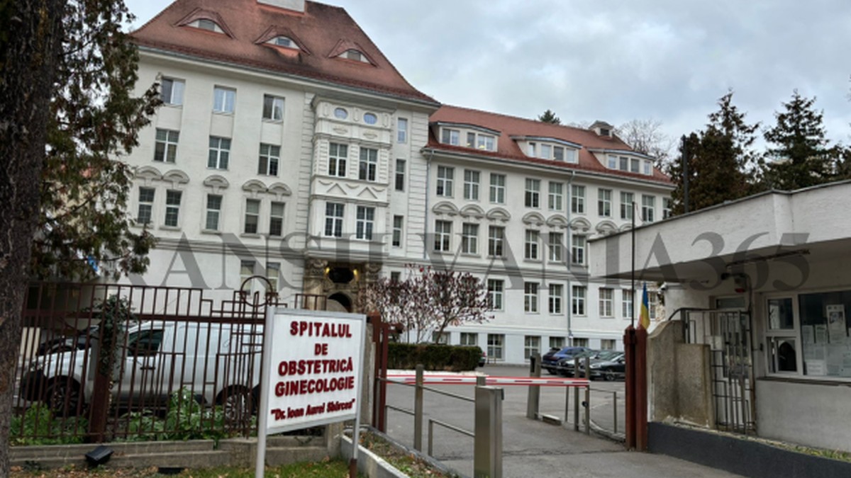 Intrarea în Spitalul de Obstetrică și Ginecologie din Brașov, 2024