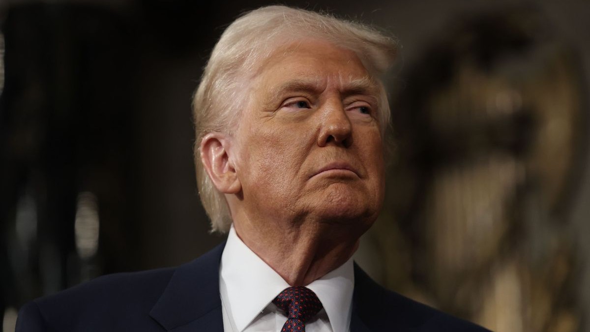 Donald Trump se adresează unei sesiuni comune a Congresului la U.S. Capitol, pe 4 martie 2025 în Washington, DC.