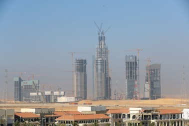 Districtul de afaceri al noii capitale administrative, construit în parteneriat cu China State Construction Engineering Company FOTO: EPA