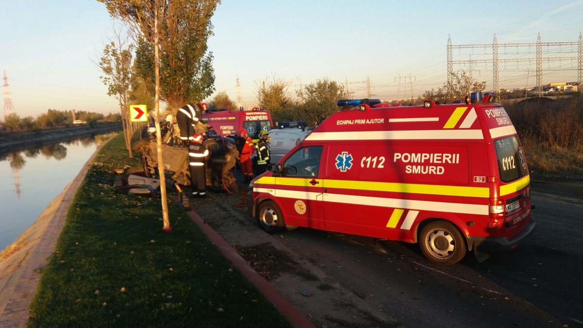 accident produs pe Spaiul Dudescu