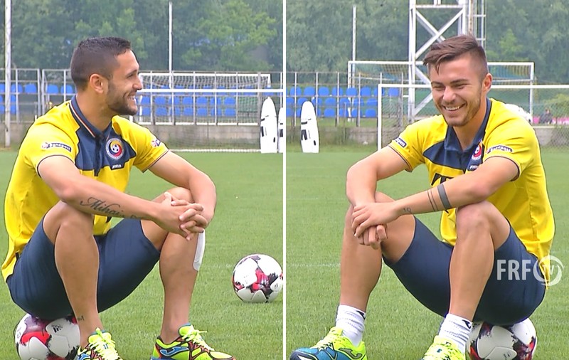 Florin Andone și Alin Toșca s-au tachinat într-un interviu inedit pentru FRF TV / VIDEO