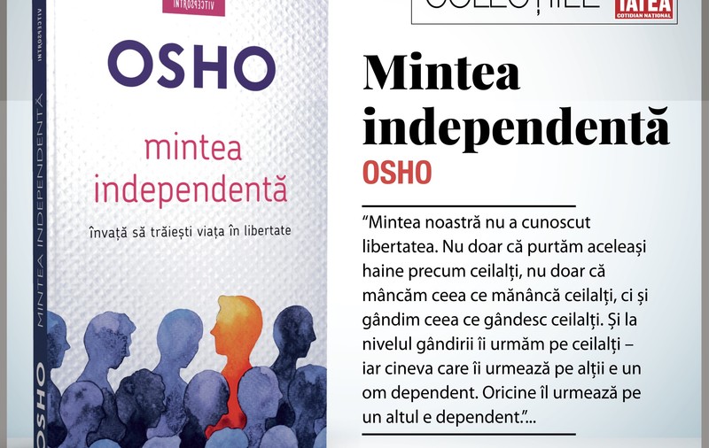 ”Osho. Mintea independentă” | RECOMANDARE DE CARTE