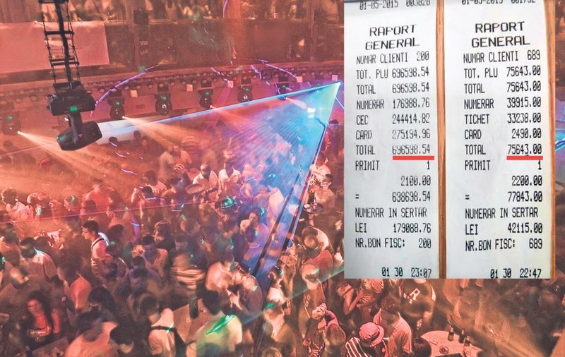 Au «spart» 770.000 de lei într-un singur club, în câteva ore