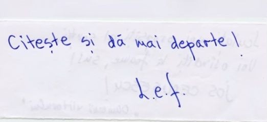 Reproducere după manifestul distribuit de Adriana Sandu, în 1987. Foto: expoziție muzeu Brăila