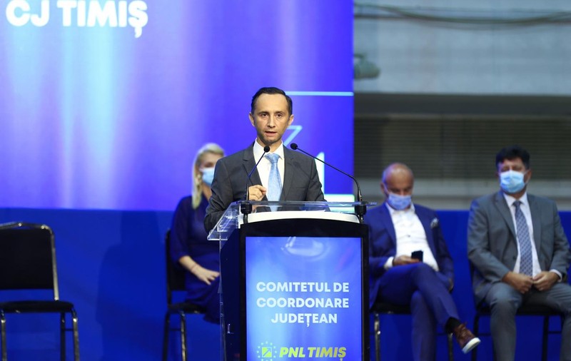 Alin Nica, candidatul susținut de Cîțu, a câștigat șefia PNL Timiș