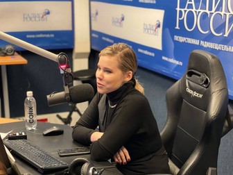 Daria Dughina era adesea invitată la emisiuni în calitate de politolog | Foto: Contul de Telegram al Dariei Dughina