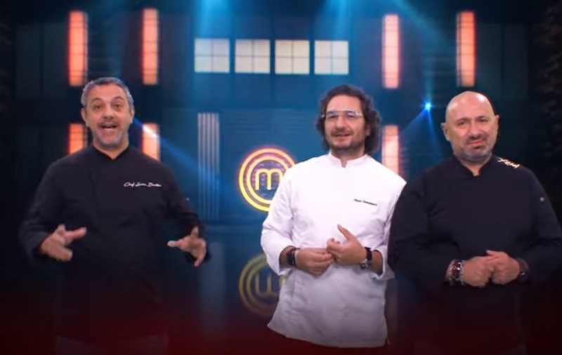 Imagini noi cu Florin Dumitrescu, Cătălin Scărlătescu și Sorin Bontea la „MasterChef”. Jurații au filmat deja pentru Pro TV