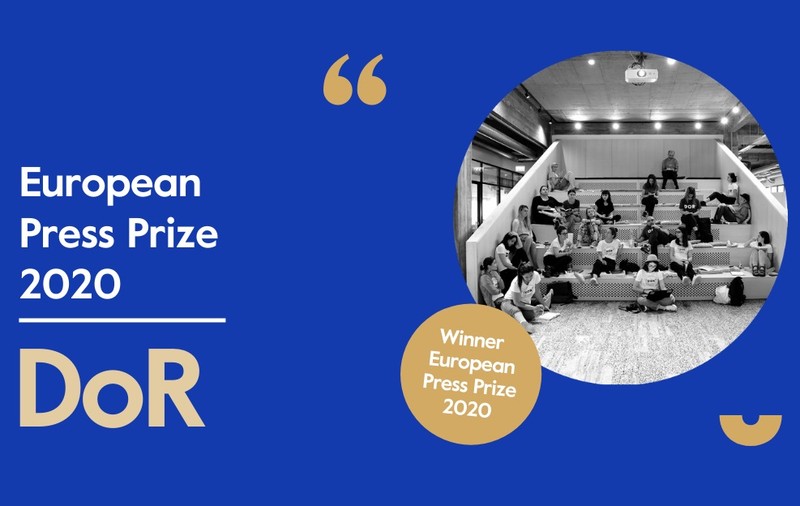 Redacția DoR a câștigat premiul pentru Inovație la European Press Prize, Pulitzerul Europei