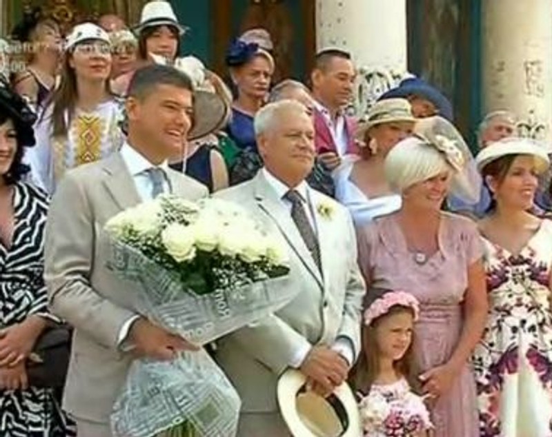 Monica Tatoiu și soțul său și-au reînnoit jurămintele. Cristian Boureanu a condus-o la altar | FOTO