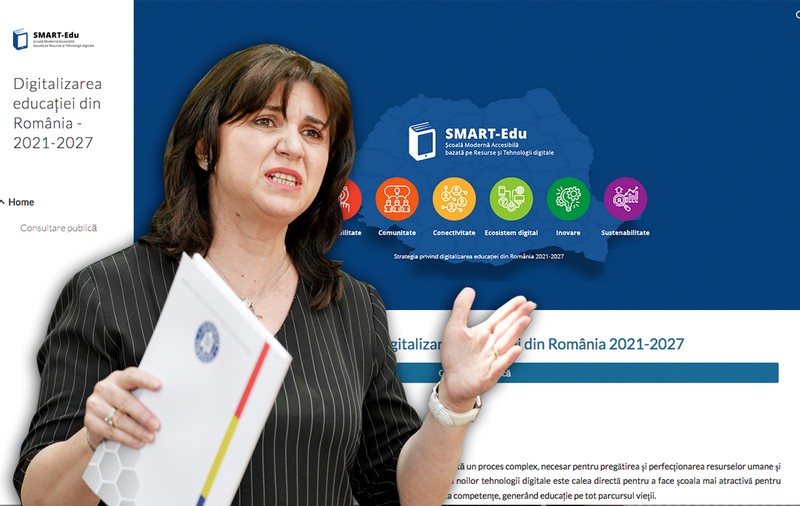 Cum arată site-ul pe care ministrul Anisie vrea să facă digitalizarea educației. Două file de text și nicio cifră, niciun studiu!