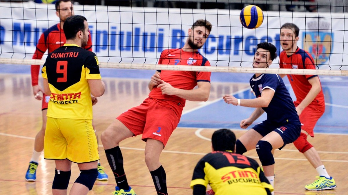 Oaspeții s-au impus pe linie în Divizia A1 la volei masculin
