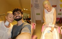 Alexandra Stan, iubitul ei și fetita lor, în maternitate. Sursa Foto/ Instagram