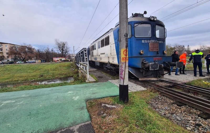 Accident mortal la Iași, unde un bărbat a fost lovit de tren