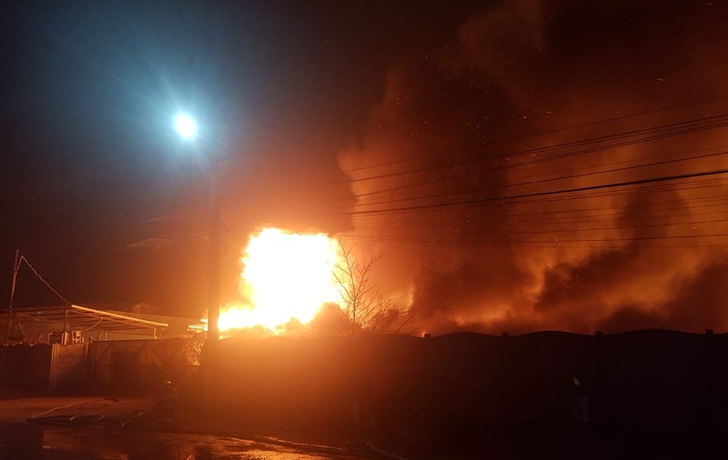 Incendiu în Sibiu. Un restaurant a fost mistuit de flăcări