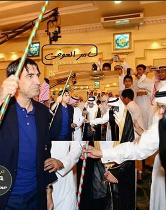 Victor Piţurcă a dansat pe ritmuri arăbeşti la o nuntă în Jeddah / FOTO&VIDEO