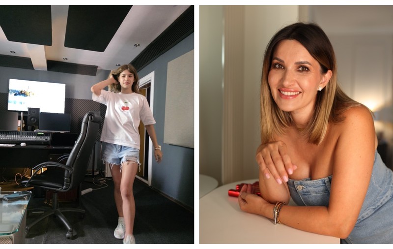 Alesia, fiica Elei Crăciun, a debutat pe marile ecrane la doar 13 ani, în animația „Cursa Grand Prix a Europei”