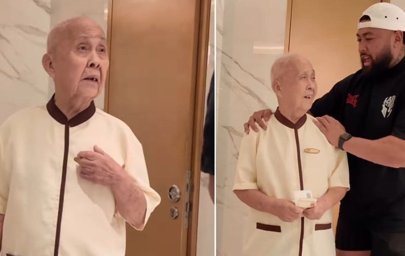 La 91 de ani, un om de serviciu din Singapore lucrează 12 ore pe zi: val de reacții pe Instagram | VIDEO