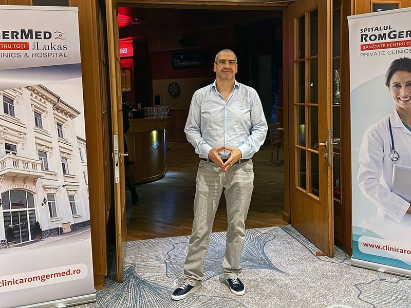 Sam Dorian Schwartz, patronul Romgermed. Foto Facebook