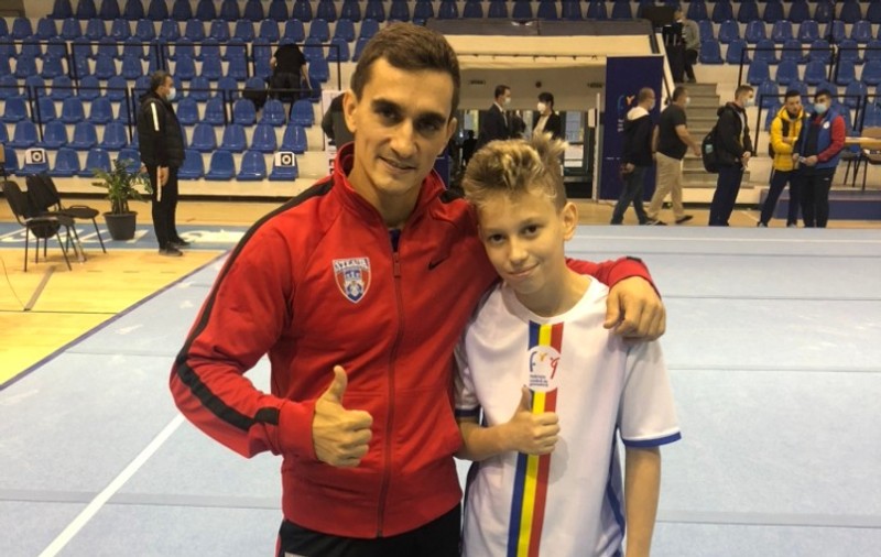 Moment inedit în cariera lui Marian Drăgulescu. Multiplul campion a  concurat cu fiul său de 14 ani la Naționalele de gimnastică