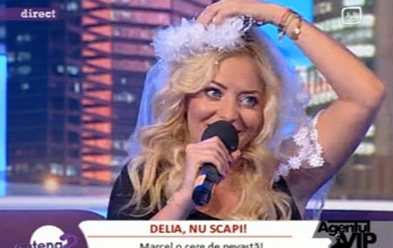 Delia Matache, cerută în căsătorie în direct