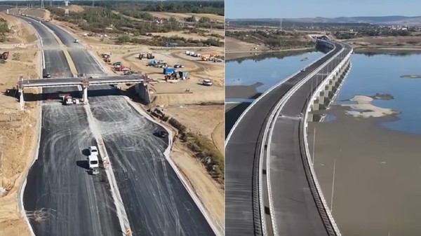 Lucrări pe Autostrada A3 între Suplacu de Barcău și Chiribiș