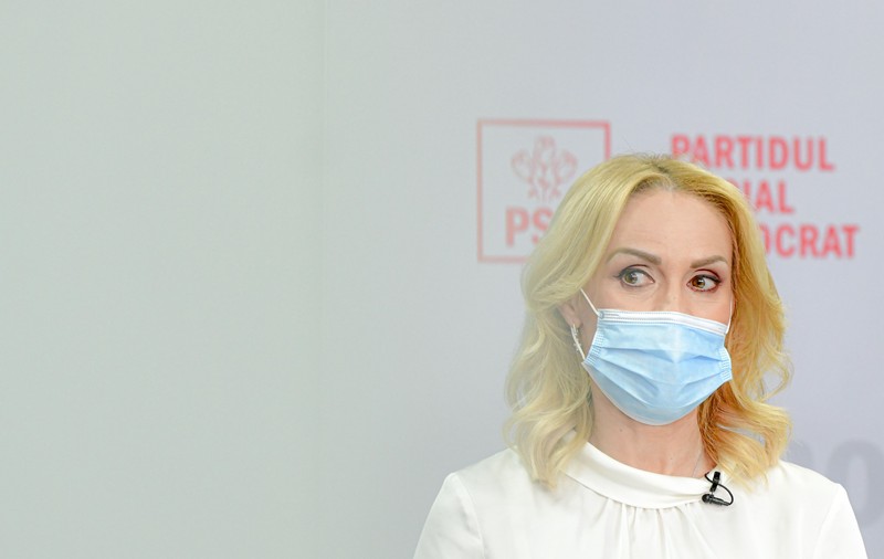 Fotografia distribuită de Gabriela Firea. Liderii PNL și USR-PLUS, acuzați au folosit clădirea Guvernului pentru negocieri politice