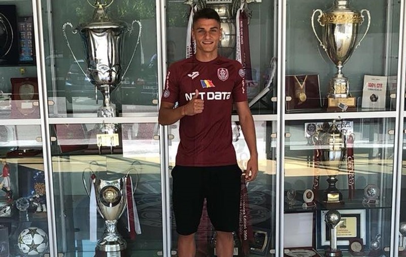 George Ganea a semnat cu CFR Cluj. Fiul lui Ionel Ganea n-a făcut față la AS Roma Primavera și s-a întors acasă