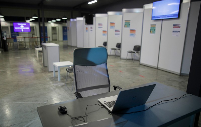 FOTO | Cum arată primul centru în care vor fi vaccinați anti-COVID românii