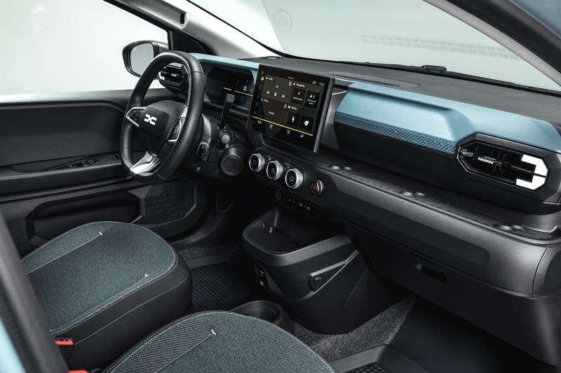 Interiorul actualizat al noii Dacia Spring. Foto: Dacia