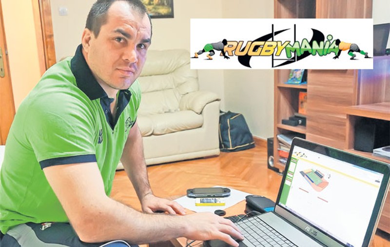 Suntem «regi» la rugby pe computer