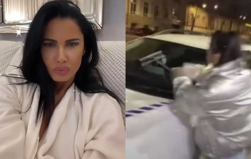 Oana Zăvoranu, filmată în timp ce spăla parbrize și a primit 5 lei. În ce situație a ajuns actrița
