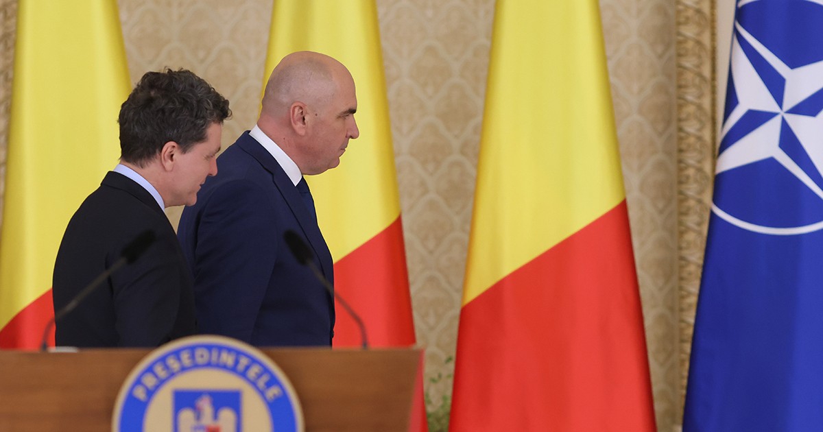 Nicușor Dan, președintele României, îl desemnează pentru funcția de prim-ministru pe Ilie Bolojan, la Palatul Cotroceni din București, 20 iunie 2025