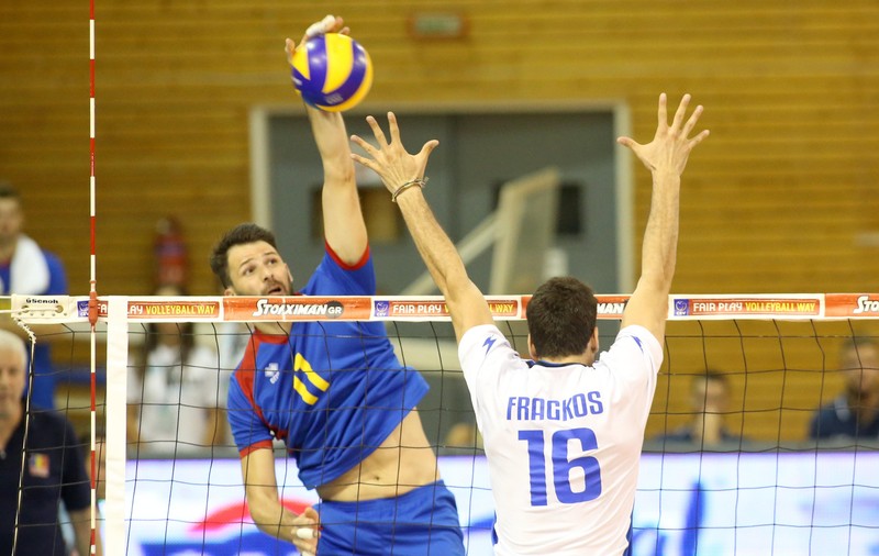 Naționala masculină de volei a pierdut și al doilea meci cu Grecia din Liga Europeană