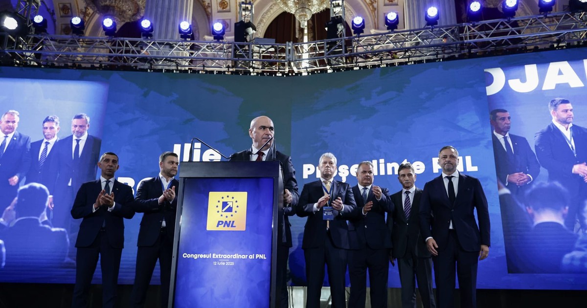 Ilie Bolojan a devenit președinte plin al PNL la Congresul de sâmbătă, 12 iulie, de la Palatul Parlamentului. Foto: Vlad Chirea / Libertatea