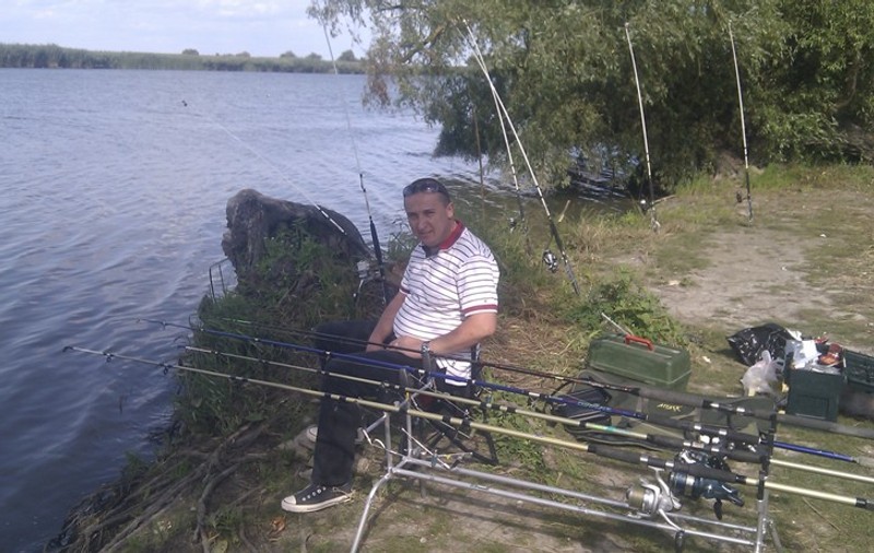 Lupu Rednic a dormit în cort în Delta Dunării