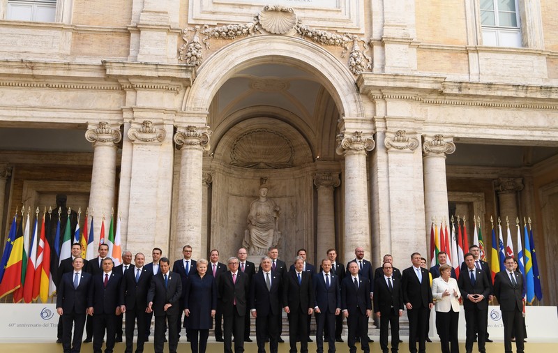 Summitul de la Roma | Liderii celor 27 de țări UE și-au reînnoit angajamentul european