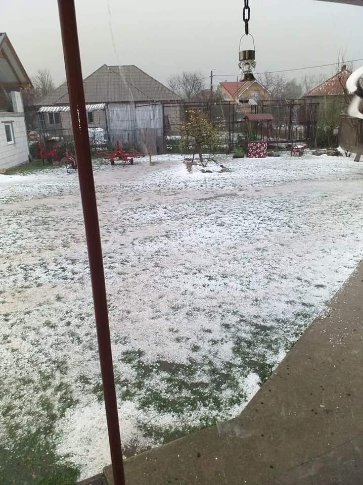 Grindină în Satu Mare sursa foto: PresaSM