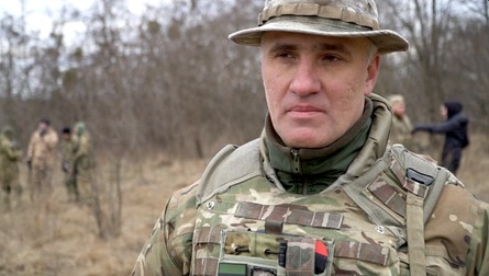 Stanislav, comandantul voluntarilor din Kiev