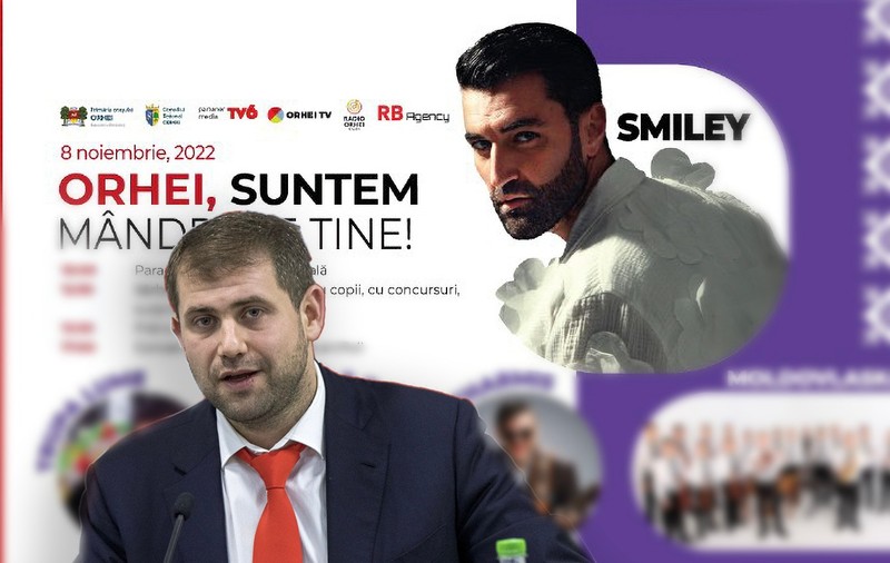Concert Smiley peste Prut, la un eveniment organizat de aleșii formațiunii pro-ruse ȘOR. „Eu cânt pentru publicul meu, nu pentru partide”