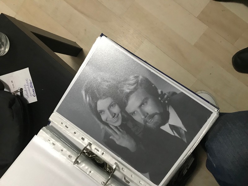 Magdalena și Wolfgang, inginerul german, pe vremea când iubirea părea nevinovată.