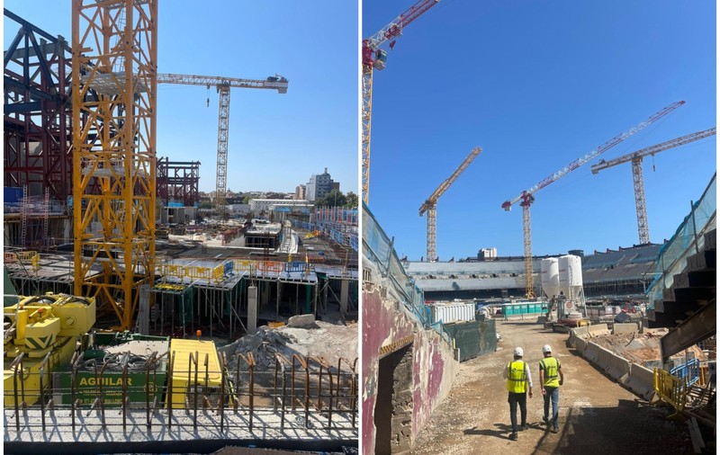 O firmă din România participă la reconstrucția stadionului Barcelonei și caută muncitori. Ce salarii oferă