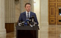 Premierul desemnat Siegfried Mureșan la o conferință de presă în Parlament. Foto: Cristian Otopeanu / Libertatea